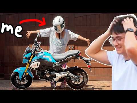 i learned how to ride a motorcycle to surprise michael thumbnail