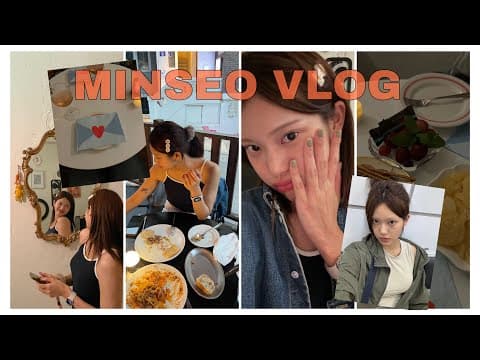 6월 다 지나서 올리는 6월 브이로그^^… 죄송합니다… 여행 끝, 다시 일상으로! 🙇🏻‍♀️ | 먹고, 먹고 또 먹는 브이로그 🤍 [MINSEO VLOG] thumbnail