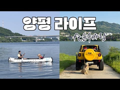 [광고] 댕댕이와 카누 타기. 물놀이 후 대형견은 어떻게 말리죠? 순수바람 Air-rush! thumbnail