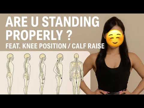W2 movement 👉🏽Standing properly (Feat, knee position and calf raise) 꼭 알고 고쳐야할 자세 thumbnail