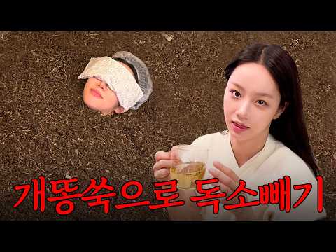 개똥쑥에 파묻히다.. 효소찜질로 힐링 🌱 thumbnail