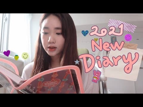[ENG] 제 새해 목표는요❓❔ | 다이어리 꾸미고📔✨ 버킷리스트 작성까지✏ thumbnail