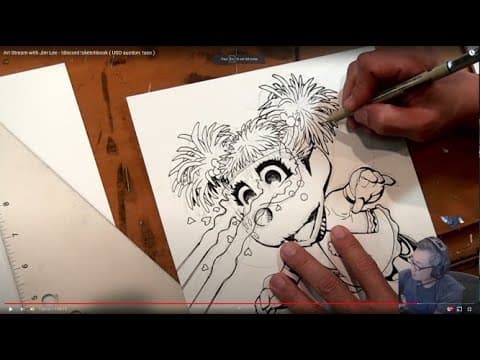 ABBY CADABBY MUPPET Sesame Street! Art Stream with Jim Lee thumbnail