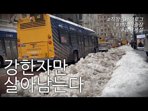 브이로그 | 1박 4일 뉴욕 출장 생존기 thumbnail