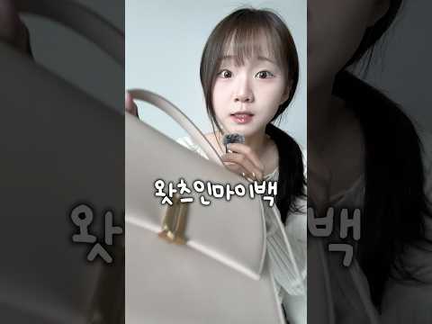 나가기 전에 급하게 왓츠인마이백 thumbnail