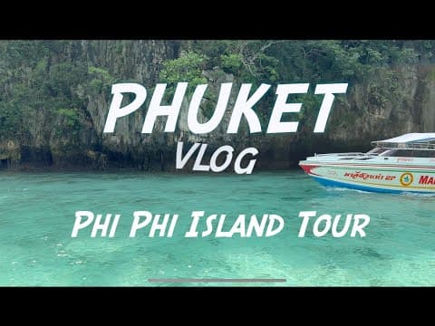 푸켓 여행 VLOG Part I: 피피섬투어 - 마야 배이 - 몽키비치 - 뱀부 아일랜드. Vacation vlog to Phuket: Maya Bay, monkey beach thumbnail