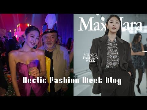 사건사고가 난무한 패션위크 브이로그 | Hectic Fashion week Vlog thumbnail