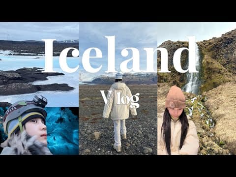 [여행Vlog] | 혼자서 떠난 아이슬란드 7박 8일 🇮🇸 Ep.1 | 렌트카🚘없이 뚜벅이🚶‍♀️로 | 블루라군 | 요쿨살론 얼음동굴 🧊| 검은모래해변🌊 | thumbnail