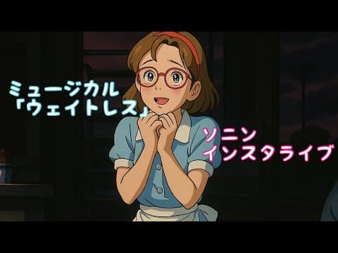 【ソニン】ミュージカル「ウェイトレス」全公演終えてのインスタライブ〜みんなの質問に答えていく thumbnail