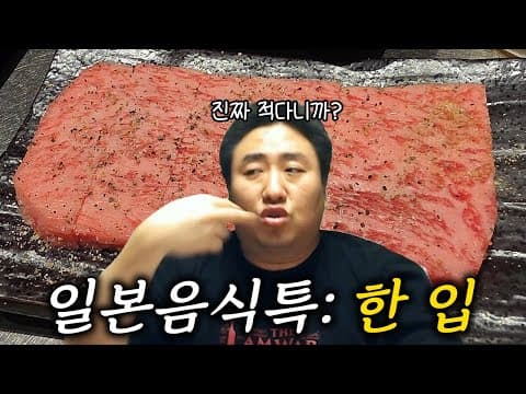 [진품먹품] 일본음식은 솔직히 진짜 적음 ㅇㅈ? thumbnail
