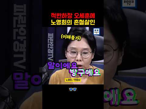 말같지 않은 소리 하는 국짐당아 잘들어! 노영희의 일침!  #이재명 #더불어민주당 #정원오 #오세훈 #gtx thumbnail