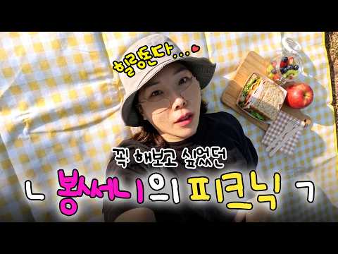 혼자 한강 피크닉 다녀왔써니🌞🌿 thumbnail