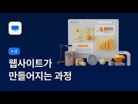 웹사이트 제작의 전체 흐름 파악하기 - 웹디자인 강좌 1-2 thumbnail
