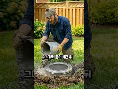 드럼세탁기를 정원에 묻어버리는 이유 thumbnail