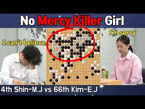 16 years old female pro beat 4th place pro in Korea l Kim-Enji vs Shin-Minjun thumbnail