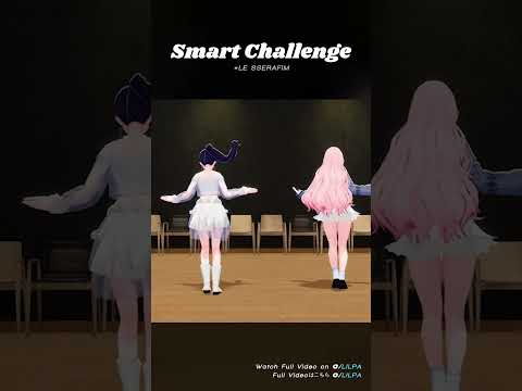 Virtual Idol's LE SSERAFIM Smart Challenge #smartchallenge #smart #shorts thumbnail