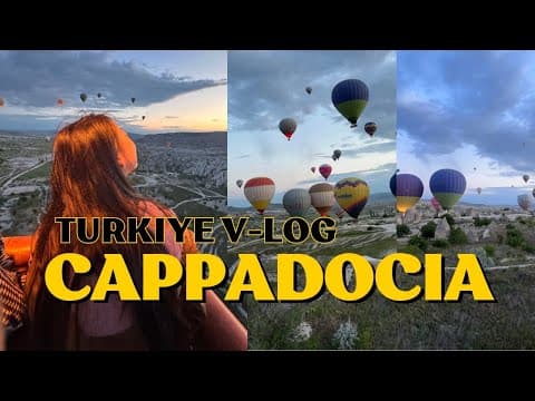 [ENG] 튀으키예 카파도키아 V-log/ Vlog of Cappadocia thumbnail