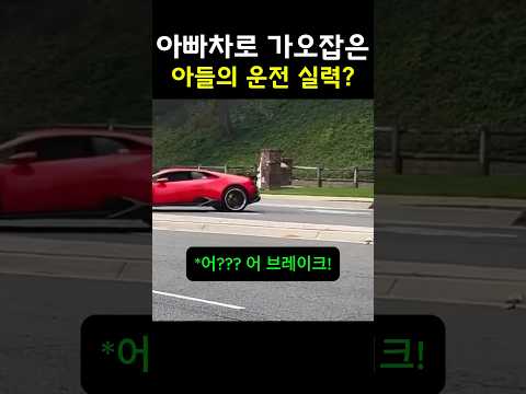 아빠차로 가오잡은 아들의 레전드 운전 실력? thumbnail