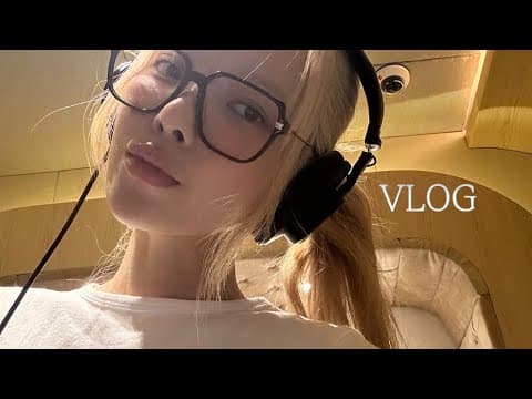 (SUB)뮤직비디오 촬영 전 vlog🤍나이트케어부터 왓츠인마이캐리어까지✨ thumbnail