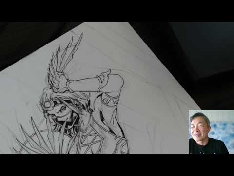KITANA from MORTAL KOMBAT part 2–Art Stream with Jim Lee thumbnail