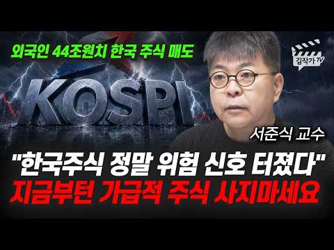 한국주식 정말 위험 신호 터졌다, 지금부턴 가급적 주식 사지마세요 (서준식 교수) thumbnail